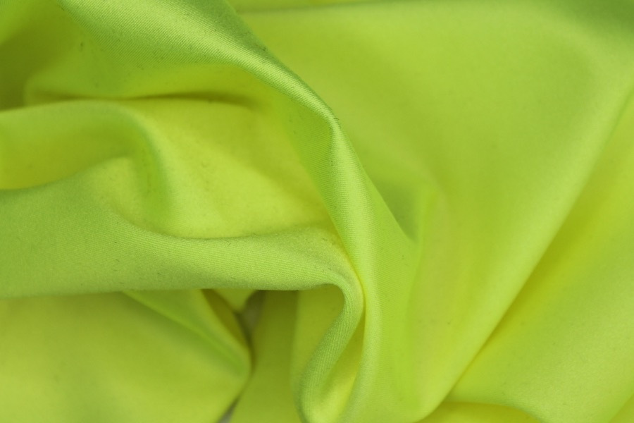 Lycra - Neon Yellow fabric, image 4 of 6