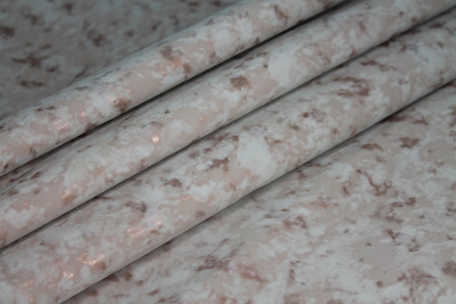 Mottled Matte Leatherette - Blush fabric