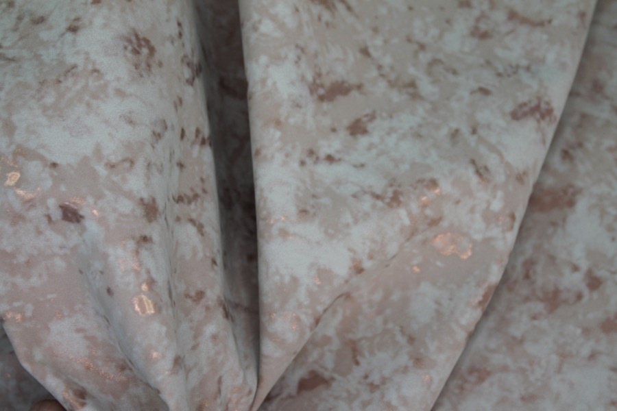 Mottled Matte Leatherette - Blush fabric, image 2 of 8