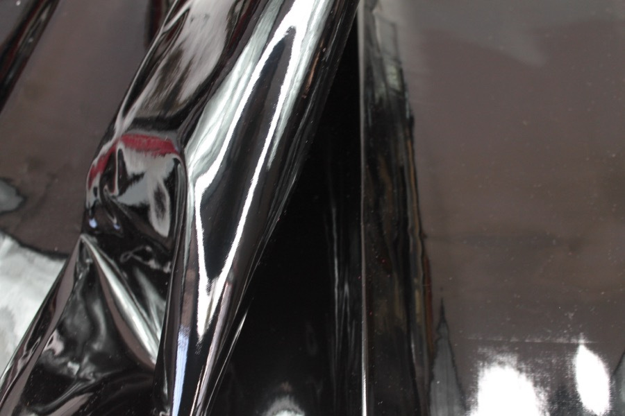 Glossy PVC - Black fabric, image 5 of 5