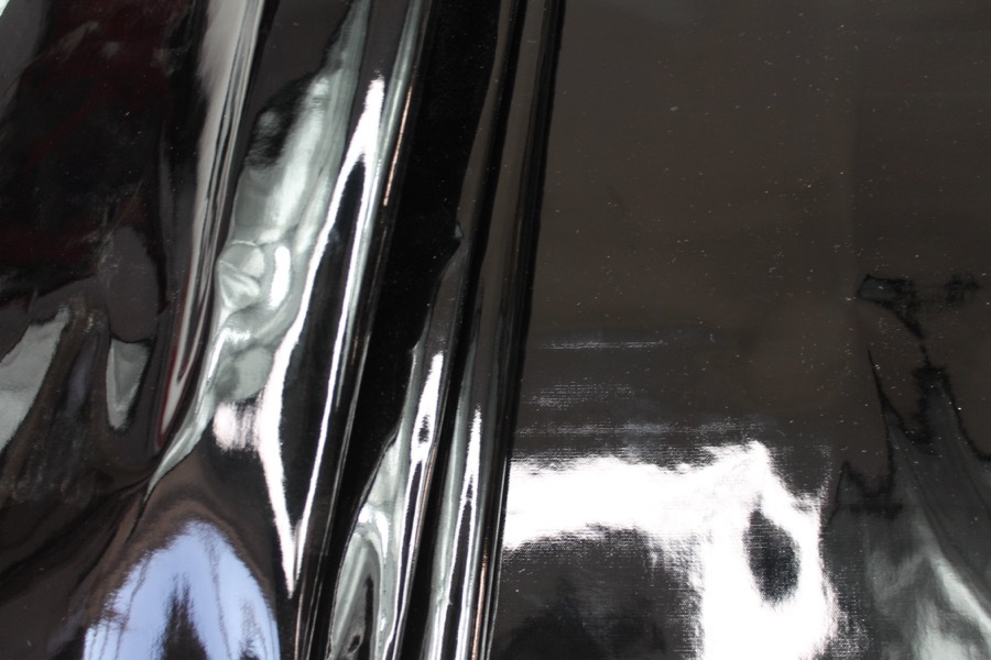 Glossy PVC - Black fabric, image 4 of 5