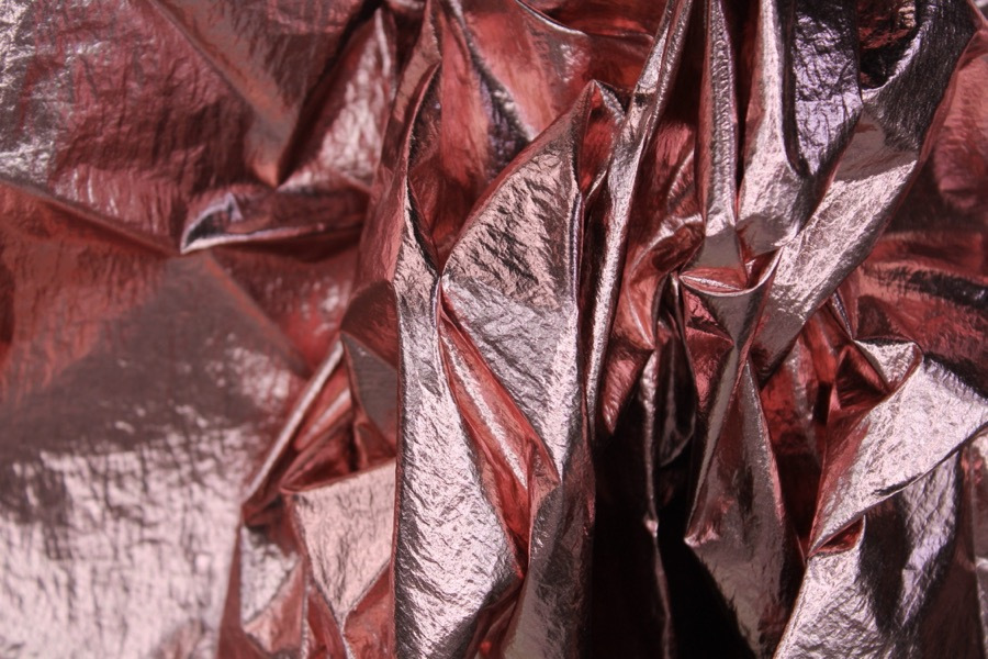 Foil Printed Polyamide - Pink fabric, image 3 of 7