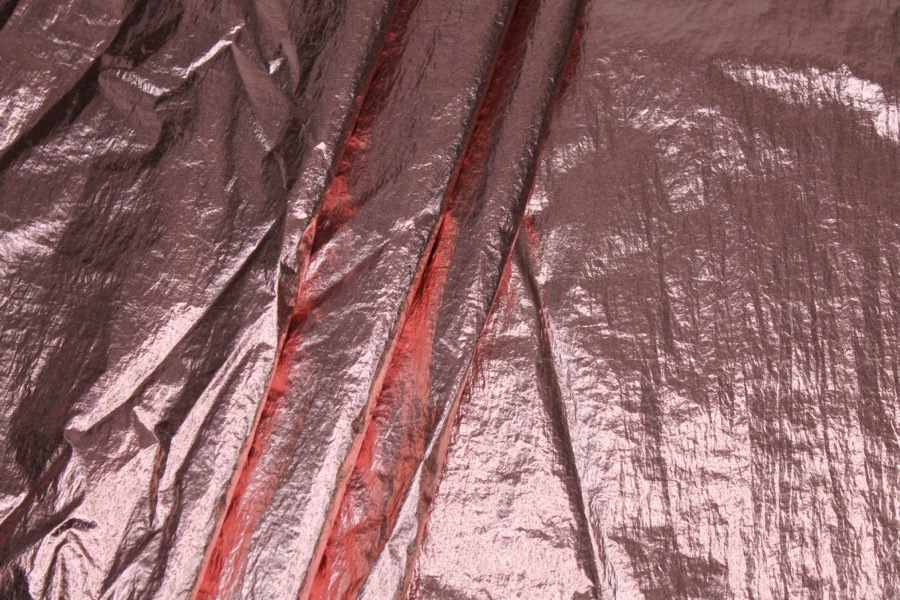 Foil Printed Polyamide - Pink fabric, image 6 of 7