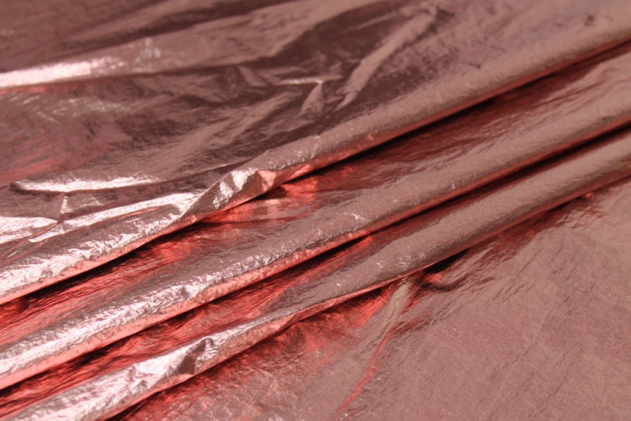 Foil Printed Polyamide - Pink fabric