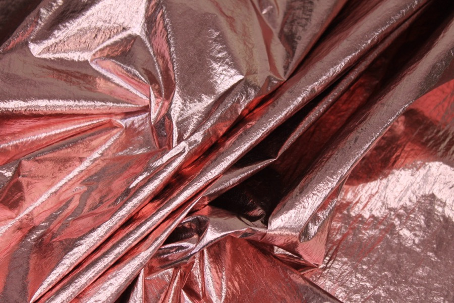 Foil Printed Polyamide - Pink fabric, image 7 of 7