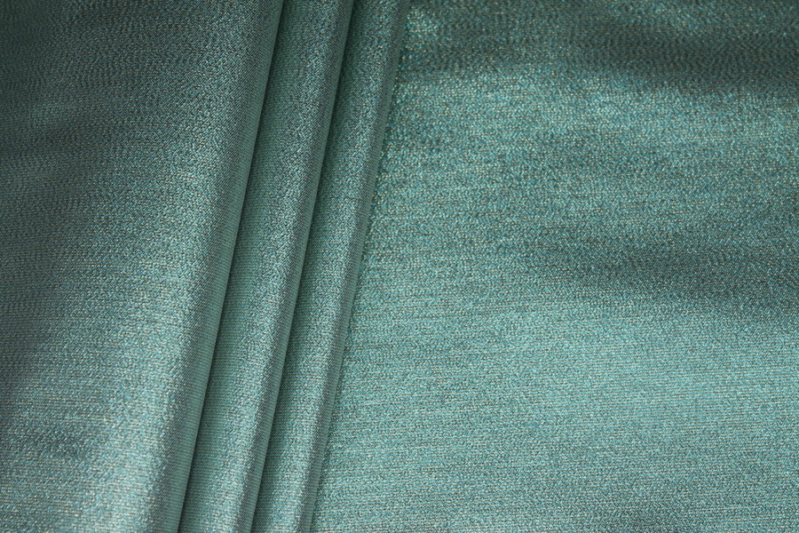Two-Tone Lamé - Green / Gold fabric, image 5 of 6