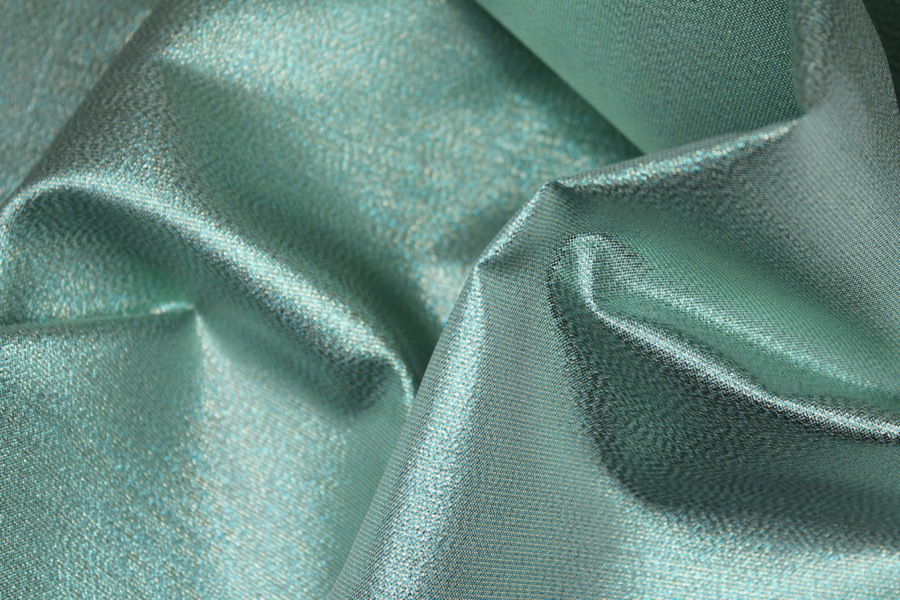 Two-Tone Lamé - Green / Gold fabric, image 3 of 6