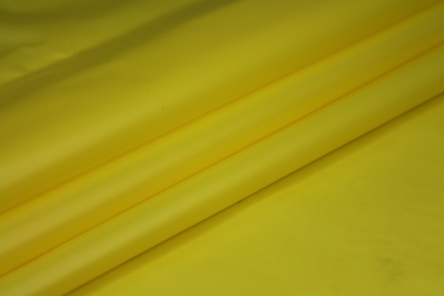 Bright Yellow Semi Transparent PVC fabric, image 4 of 5