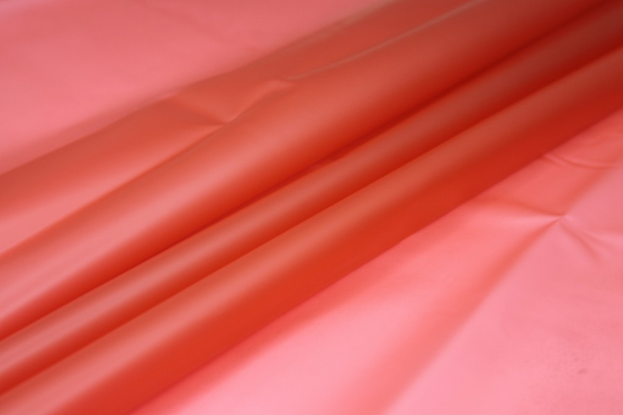 Blood-orange Semi Transparent PVC / PU fabric, image 3 of 5