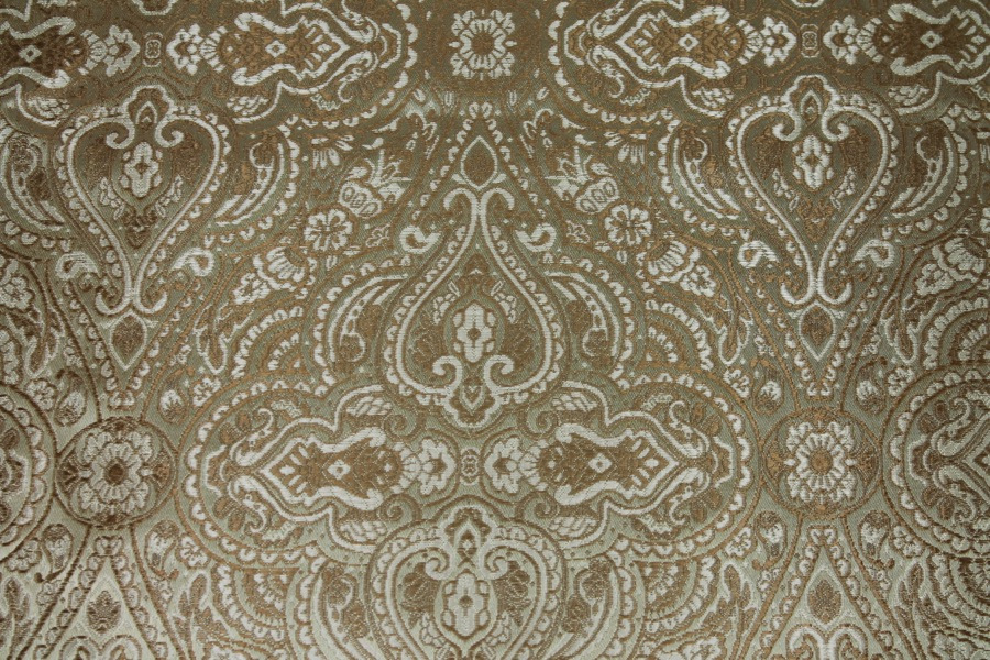 Detailed Brocade - Gold/Gold fabric, image 5 of 8