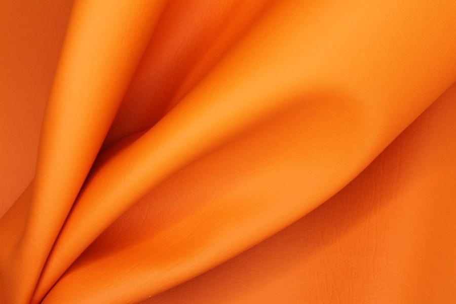 Leatherette - Orange fabric, image 7 of 7