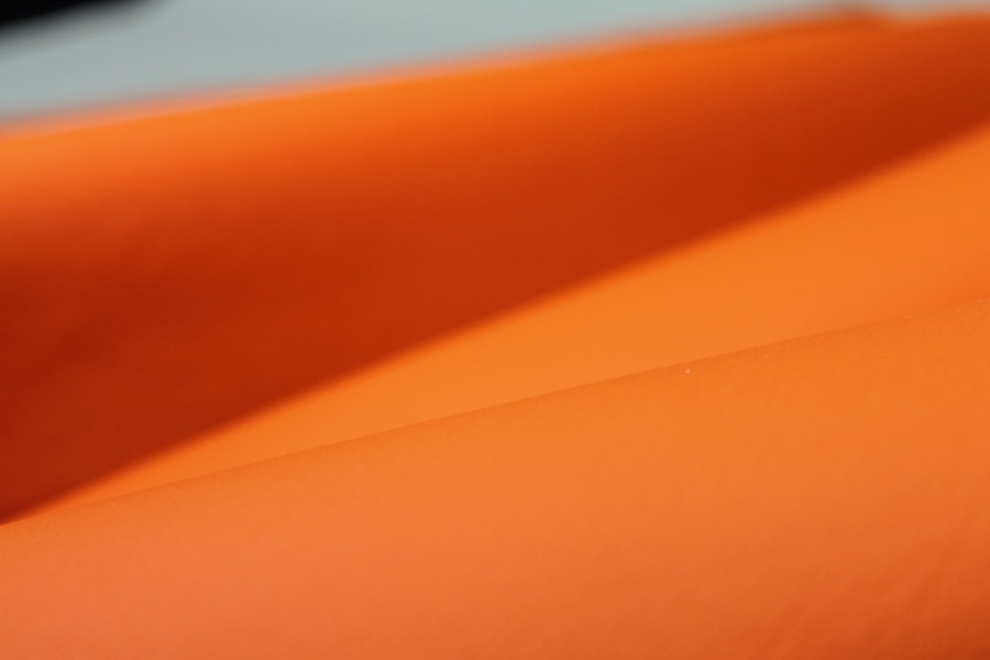 Leatherette - Orange fabric, image 2 of 7