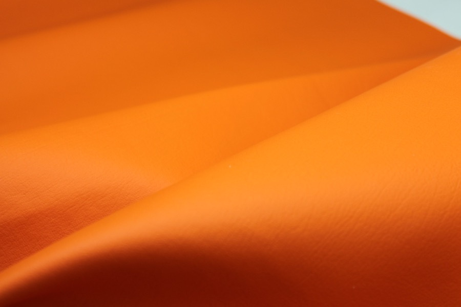 Leatherette - Orange fabric, image 6 of 7