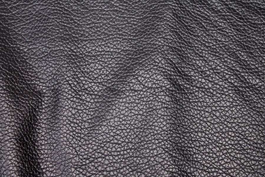 Textured Leatherette - Black fabric, image 3 of 6