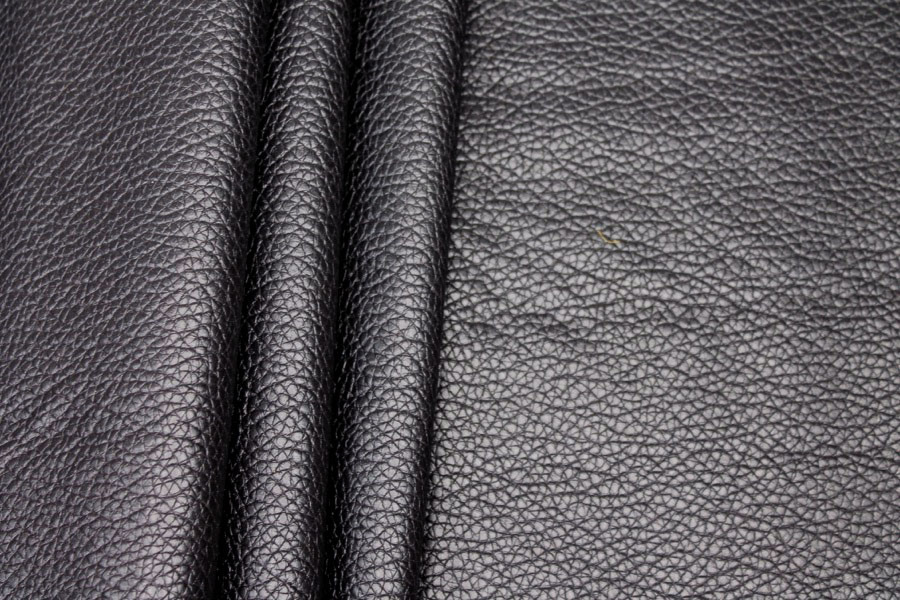 Textured Leatherette - Black fabric, image 6 of 6