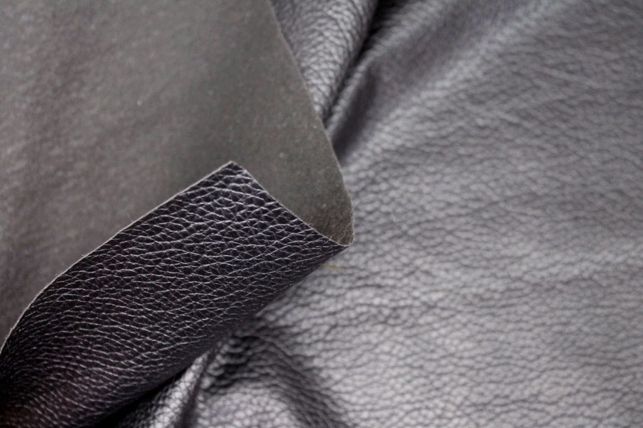 Textured Leatherette - Black fabric, image 4 of 6