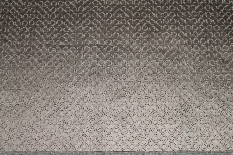 Gold Embroidered Circle Leatherette fabric, image 6 of 7
