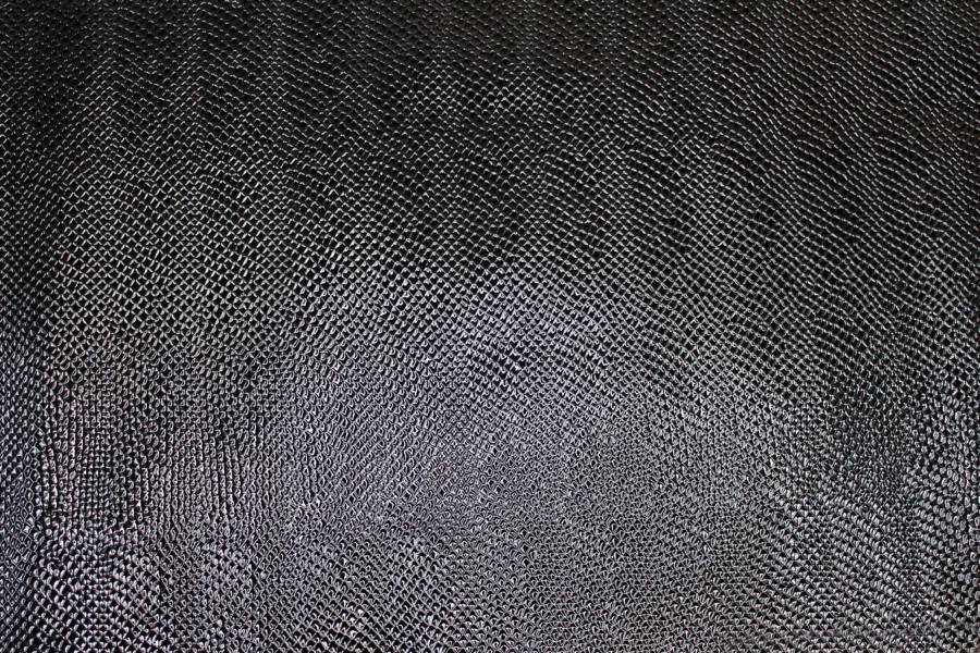 Black Glossy Embossed Snakeskin Leatherette fabric, image 7 of 7
