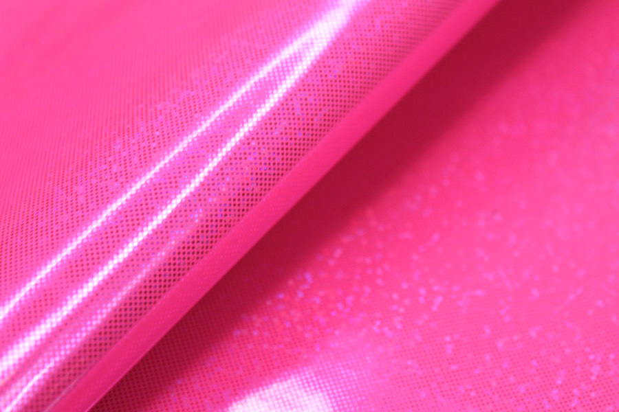 Pink Glittery Glossy PVC fabric, image 6 of 7