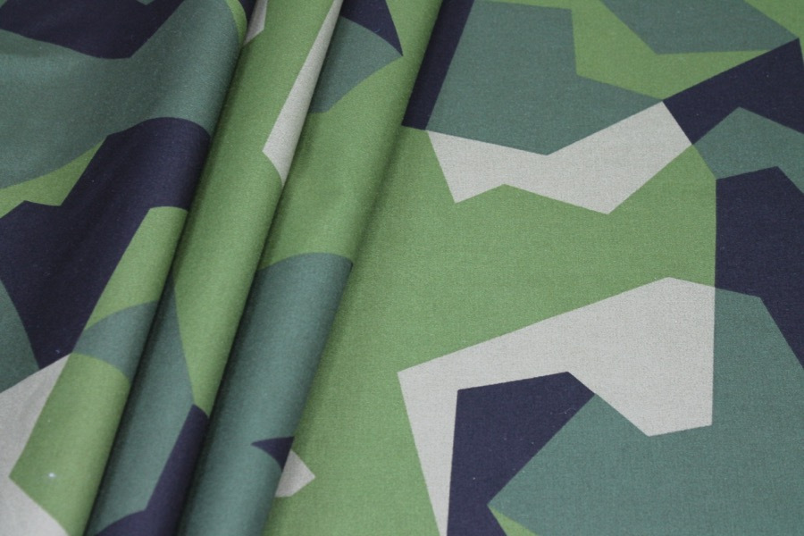 Swedish Army Camouflage Cotton fabric, image 2 of 7
