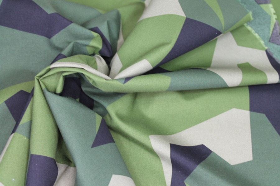 Swedish Army Camouflage Cotton fabric, image 5 of 7
