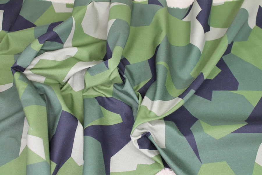 Swedish Army Camouflage Cotton fabric, image 4 of 7