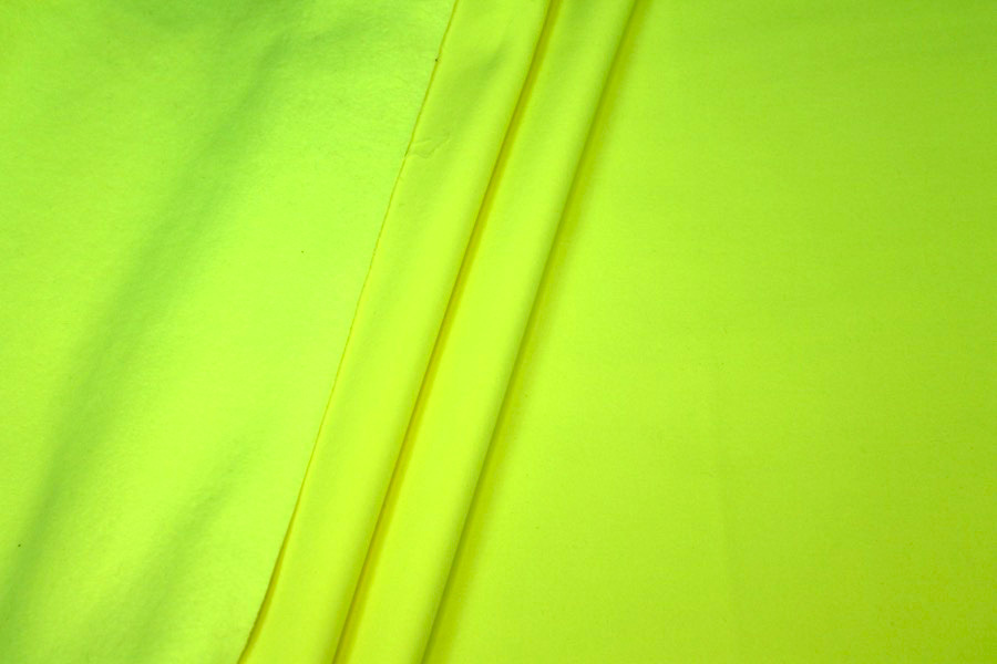 Soft Shell Jersey - Neon Yellow fabric, image 2 of 4