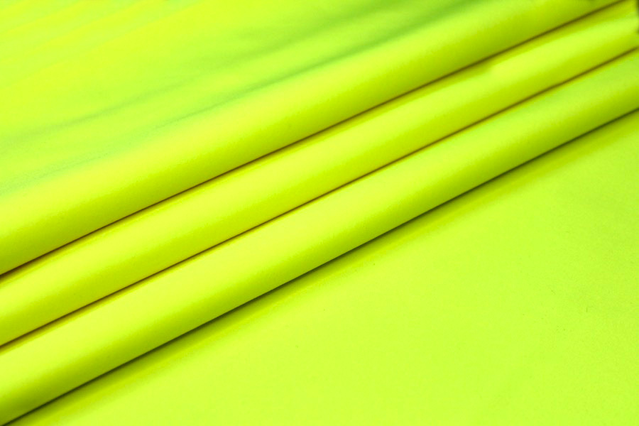 Soft Shell Jersey - Neon Yellow fabric