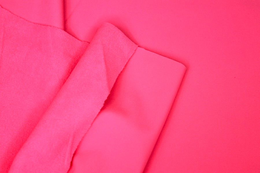 Soft Shell Jersey - Neon Pink fabric, image 5 of 6