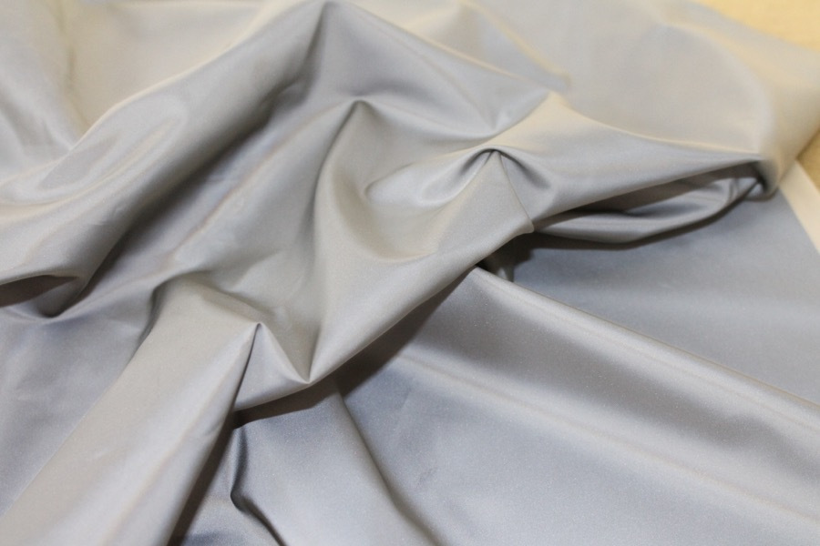 Coated Reflective Polyester - Grey fabric, image 7 of 8