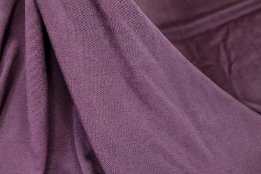 Silk Jersey - Aubergine - 112cm fabric