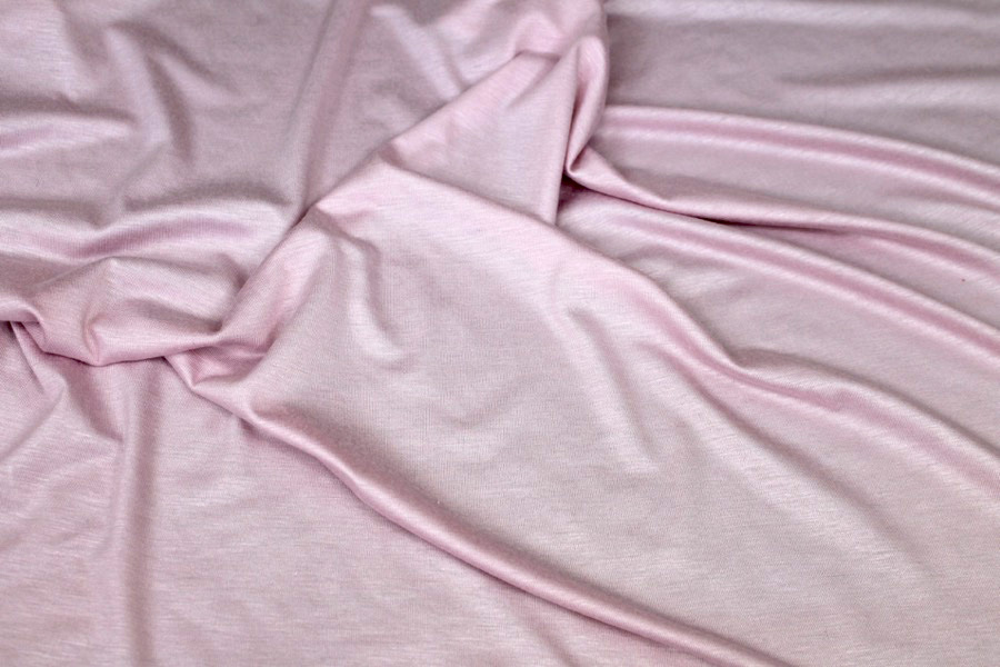 Soft Viscose Jersey - Pale Pink fabric, image 6 of 7