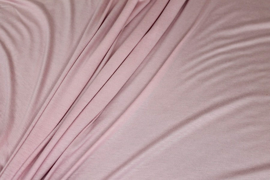 Soft Viscose Jersey - Pale Pink fabric, image 3 of 7