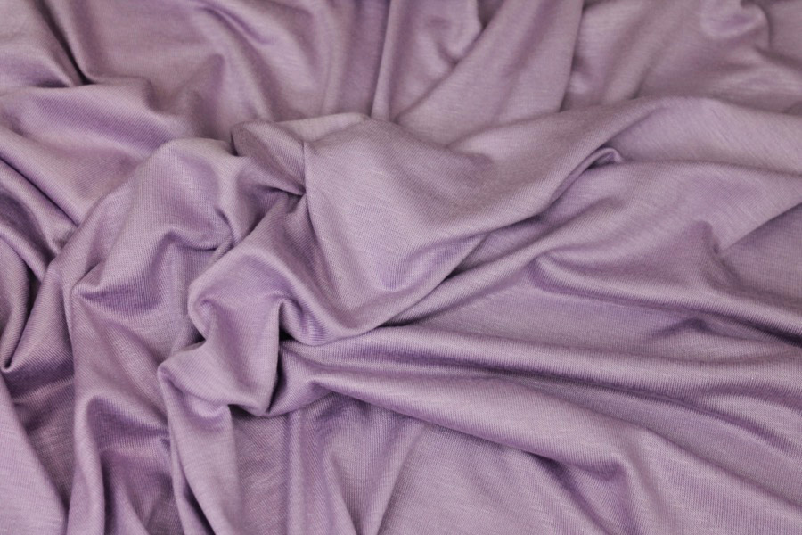 Soft Viscose Jersey - Lilac fabric, image 2 of 6