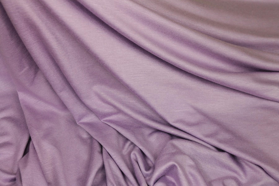 Soft Viscose Jersey - Lilac fabric, image 3 of 6