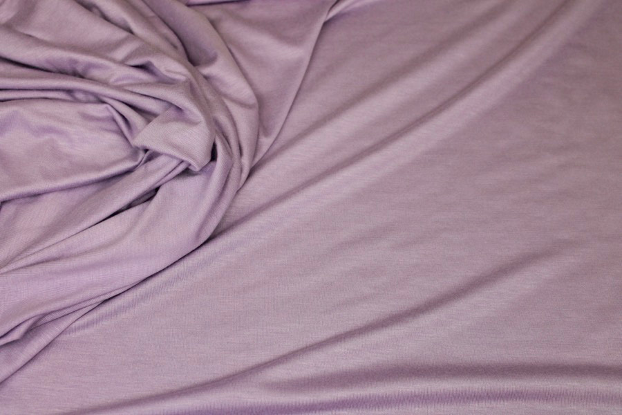 Soft Viscose Jersey - Lilac fabric, image 5 of 6