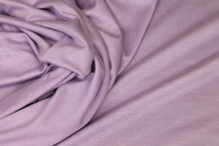 Soft Viscose Jersey - Lilac fabric, image 4 of 6