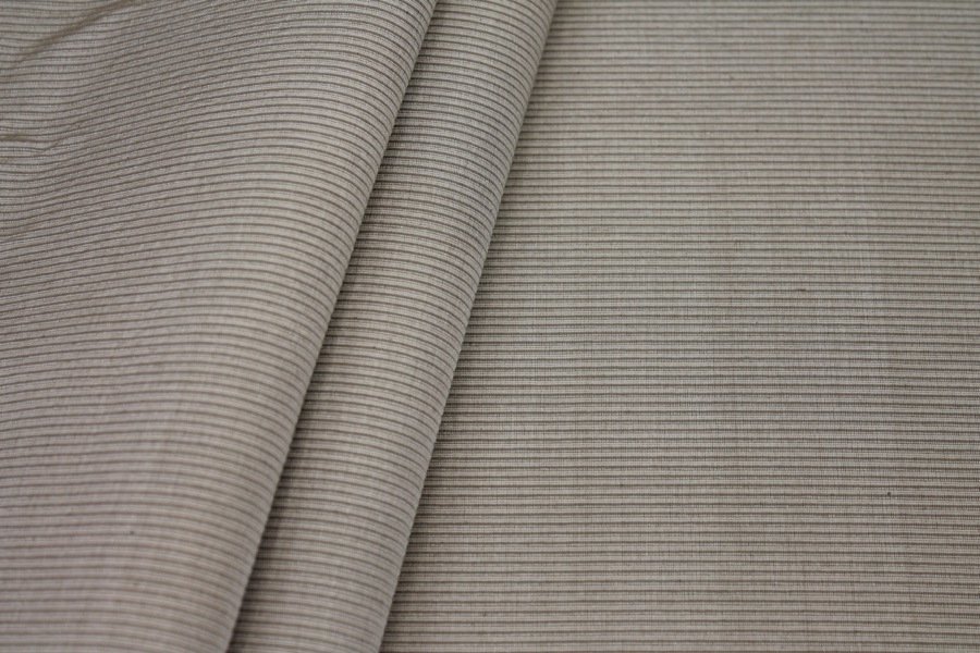 Natural Silk Cotton "Ottoman" fabric, image 2 of 5