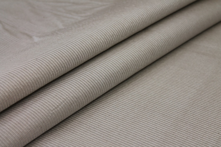 Natural Silk Cotton "Ottoman" fabric