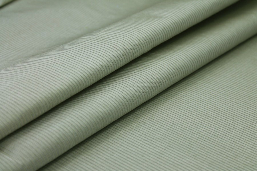 Sage Green Silk Cotton "Ottoman" fabric
