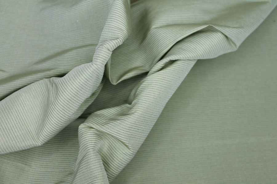 Sage Green Silk Cotton "Ottoman" fabric, image 4 of 7