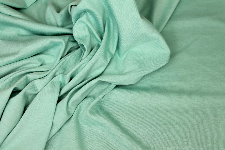 Soft Viscose Jersey - Mint fabric, image 6 of 7