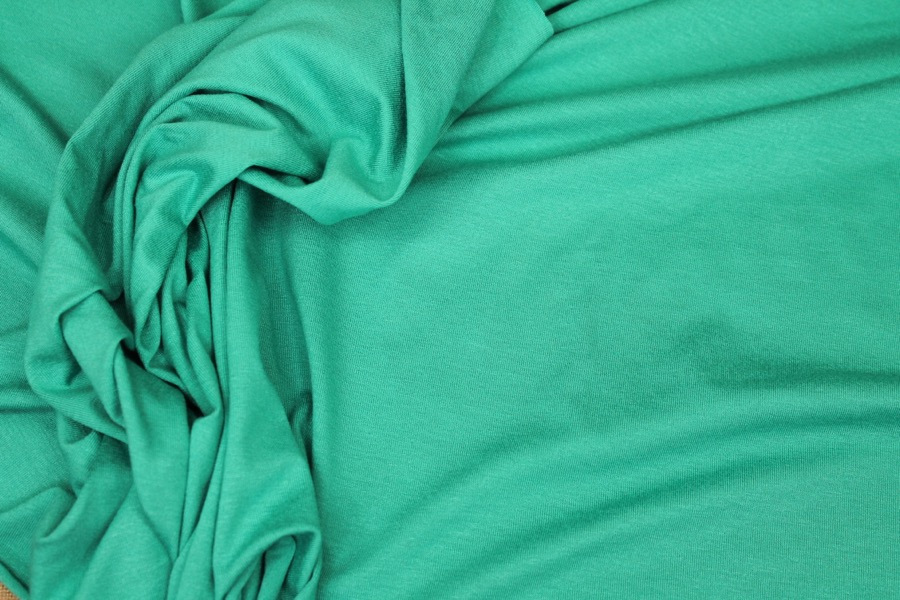 Soft Viscose Jersey - Jade fabric, image 3 of 6
