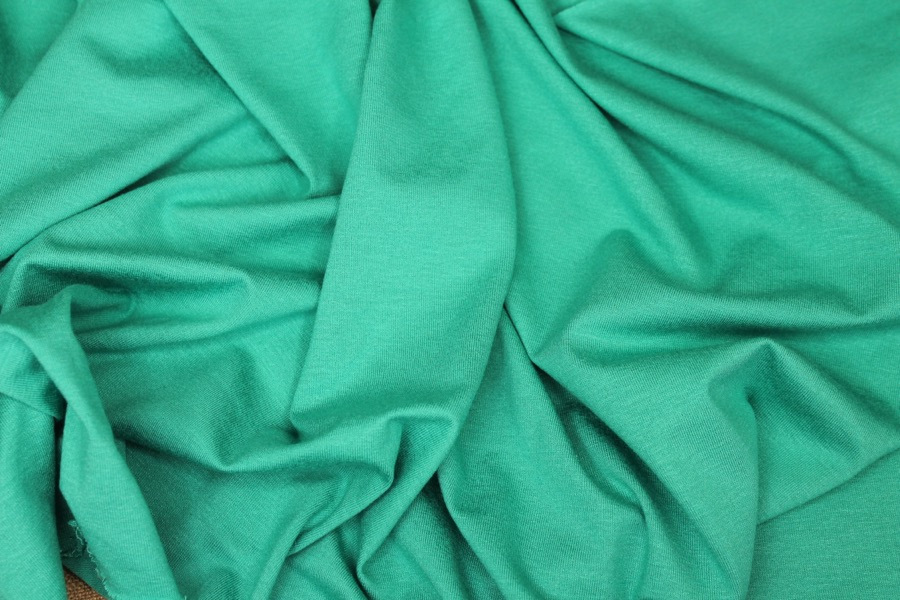 Soft Viscose Jersey - Jade fabric, image 5 of 6