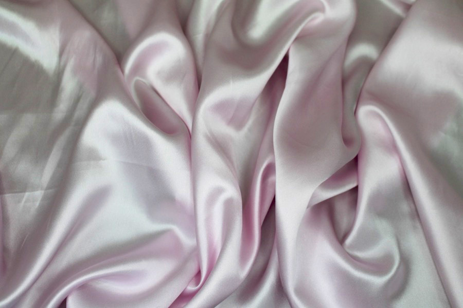 Sugar Pink Silk Satin - 112cm wide fabric, image 4 of 5