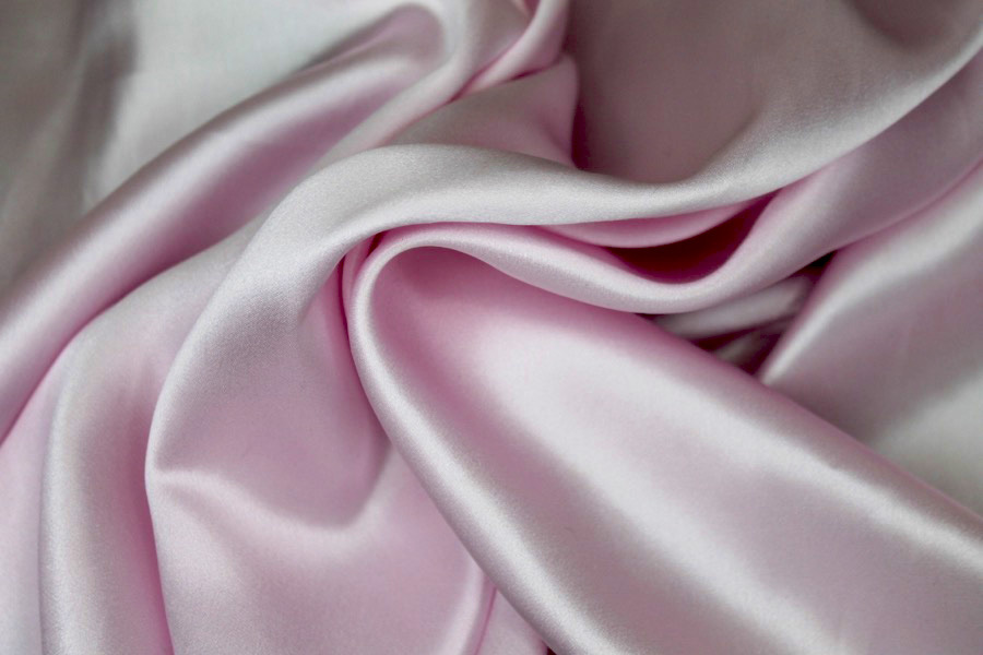 Sugar Pink Silk Satin - 112cm wide fabric, image 3 of 5