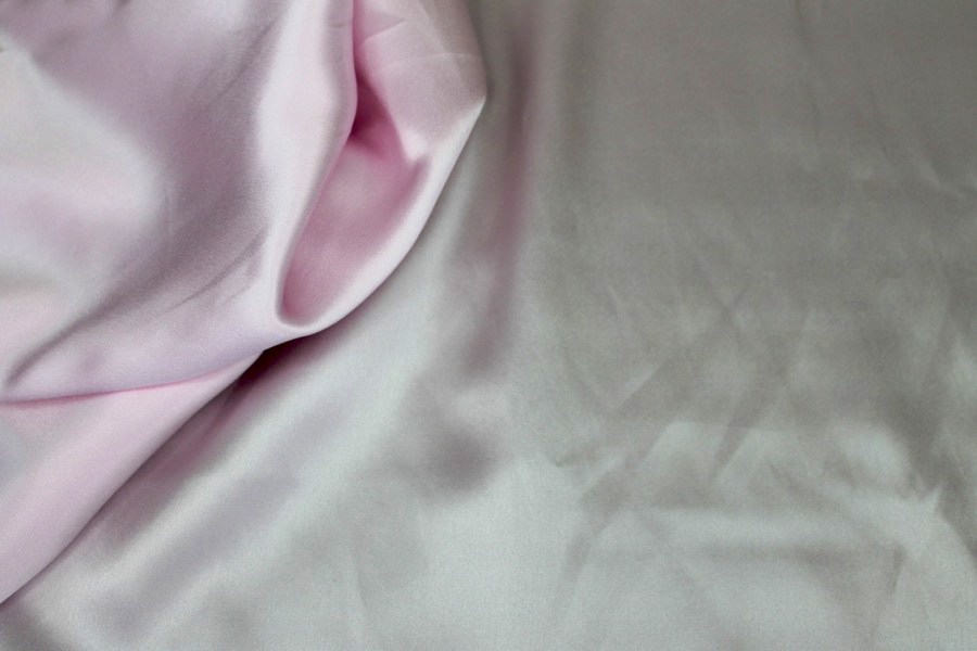 Sugar Pink Silk Satin - 112cm wide fabric, image 2 of 5