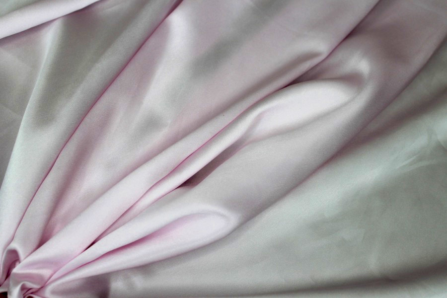 Sugar Pink Silk Satin - 112cm wide fabric, image 5 of 5