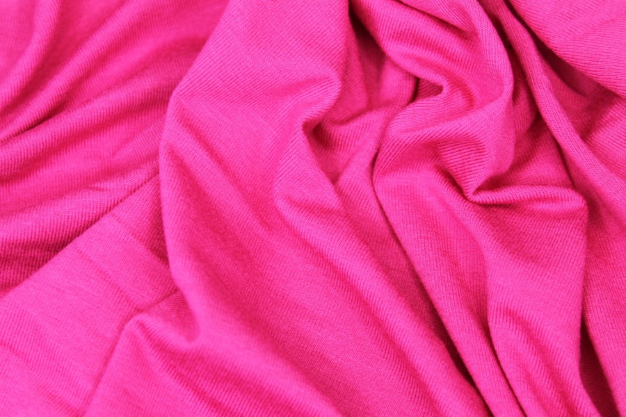 Soft Viscose Jersey - Fuchsia fabric, image 4 of 5