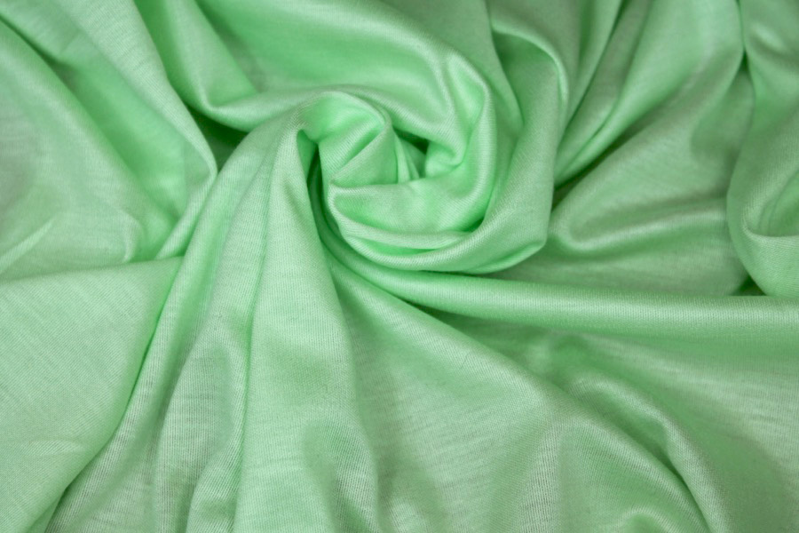 Soft Viscose Jersey - Pale Green fabric, image 3 of 6
